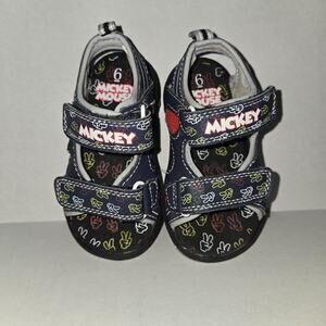 Mickey Mouse Red & Black Toddler Size 6